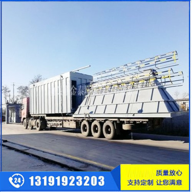 水泥廠氣箱脈沖布袋除塵器64-4裝車發(fā)貨