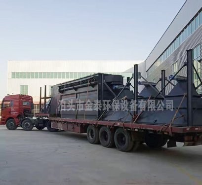 脈沖布袋除塵器300袋和96袋一臺(tái)裝車發(fā)貨山東鑄造廠